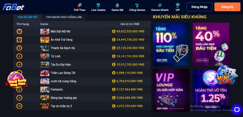 Biểu tượng cài đặt cá nhân hóa trên Typhu Win